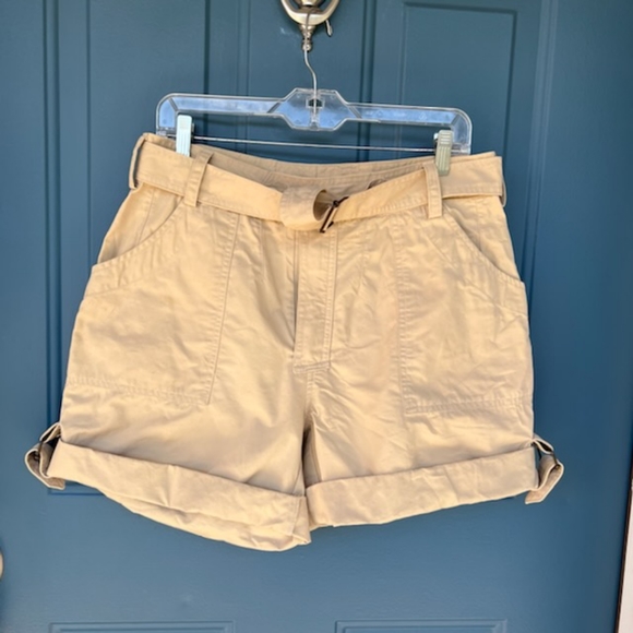 RALPH LAUREN SPORT ADJUSTABLE COTTON TAN SHORTS SIZE 8 - Picture 15 of 16